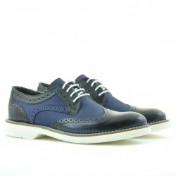 Men casual shoes 826 indigo florantic combined