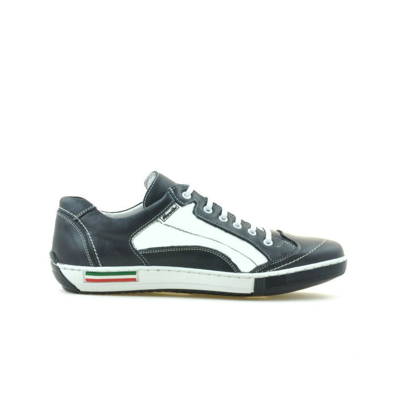 Men sport shoes 707 indigo+white