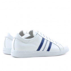 Men sport shoes 959 white+bleu