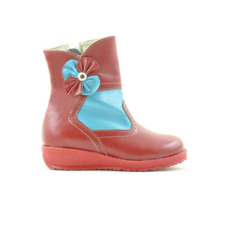 Small children boots 20c red+bleu