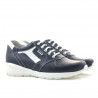 Men sport shoes 827 indigo+white
