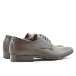 Men stylish, elegant shoes 786 brown