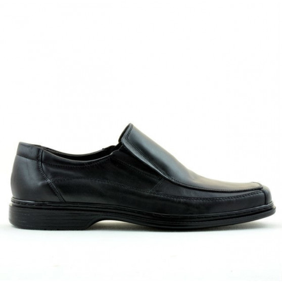 Men stylish, elegant shoes 934 black