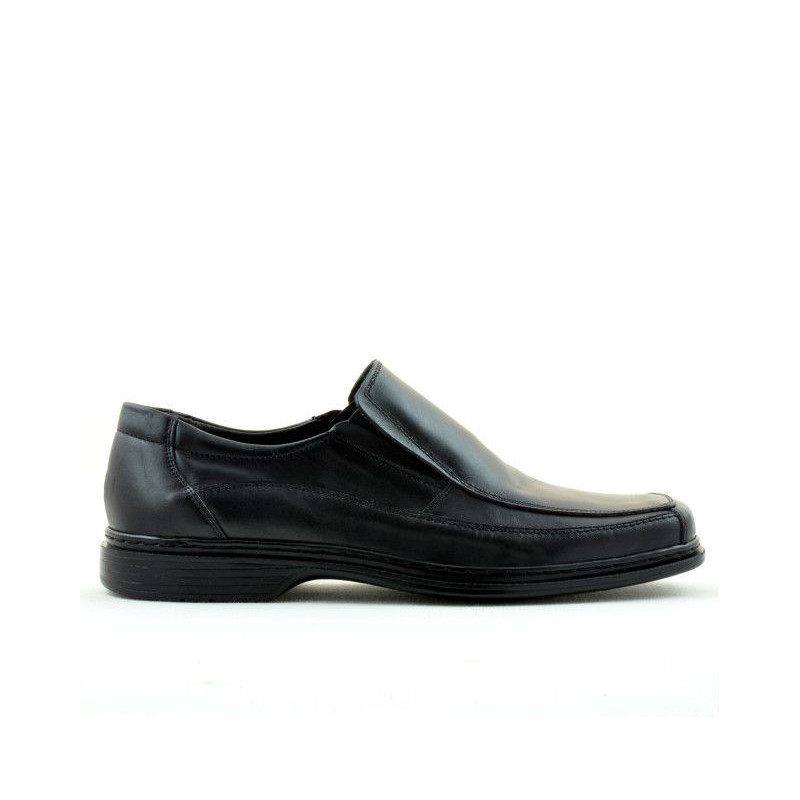 Men stylish, elegant shoes 934 black