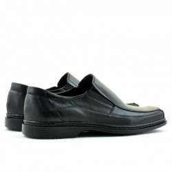 Men stylish, elegant shoes 934 black