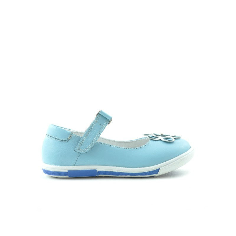 Small children shoes 06c bleu+white