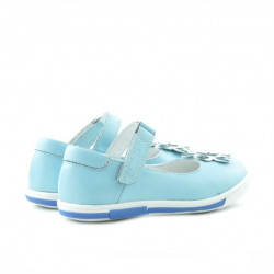 Small children shoes 06c bleu+white