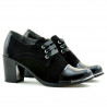 Women casual shoes 667 patent black combined