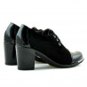 Women casual shoes 667 patent black combined