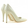 Women stylish, elegant shoes 1241 patent beige01