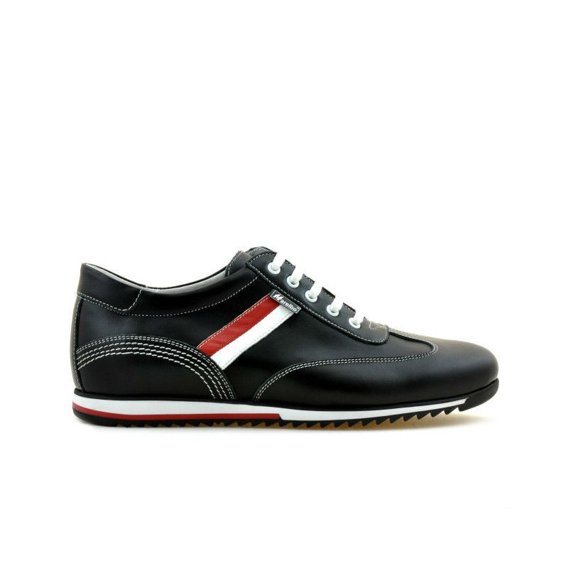 Men sport shoes 807 black+white