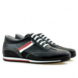 Men sport shoes 807 black+white