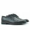 Men stylish, elegant shoes 814 black