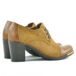 Women casual shoes 667 brown combined