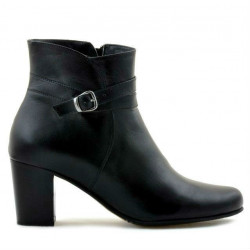 Women boots 1160b black fur