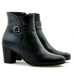 Women boots 1160b black fur
