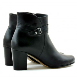 Women boots 1160b black fur
