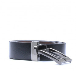 Men belt 08b bicolored black+brown