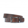 Men belt 08b bicolored black+brown