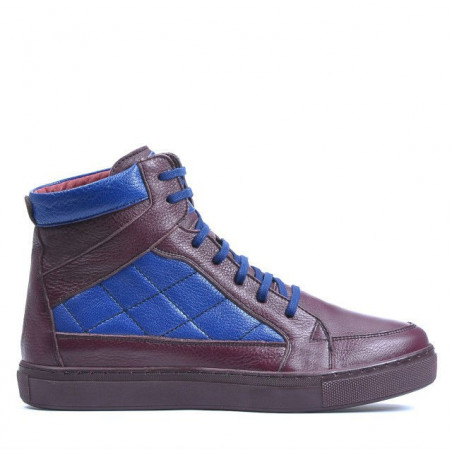 Men boots 487 bordo+indigo