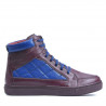 Men boots 487 bordo+indigo