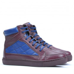 Men boots 487 bordo+indigo