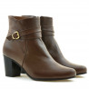 Women boots 1160b brown fur