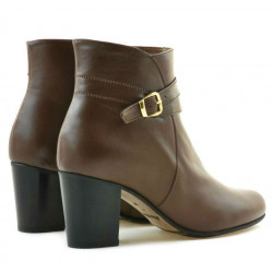 Women boots 1160b brown fur