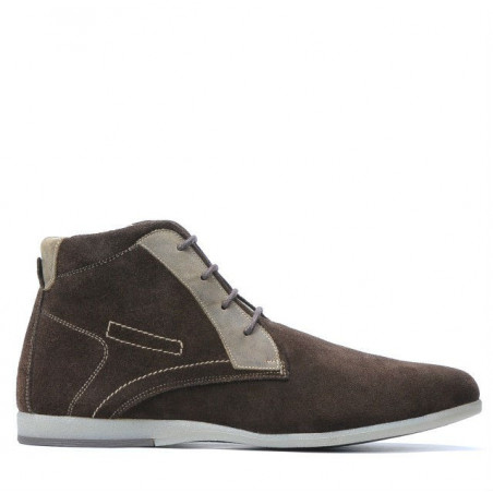 Men boots 474 cafe velour 