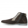 Men boots 474 cafe velour 