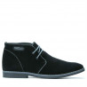 Men boots 454 black velour+gray