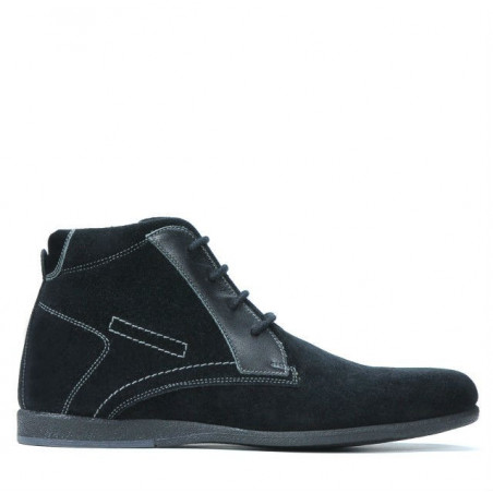 Men boots 474 black velour 