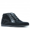 Men boots 474 black velour 