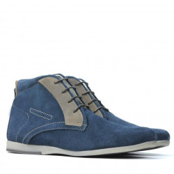 Men boots 474 indigo velour