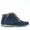 Men boots 474 indigo velour