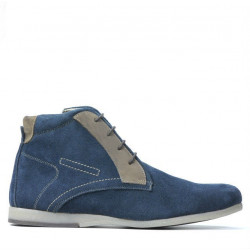 Men boots 474 indigo velour