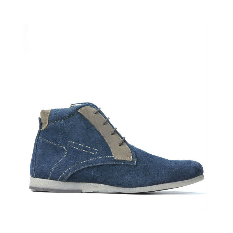 Men boots 474 indigo velour
