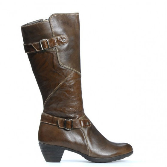 Women knee boots 3235 a cafe