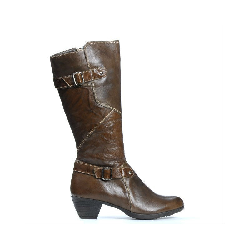 Women knee boots 3235 a cafe