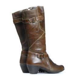 Women knee boots 3235 a cafe