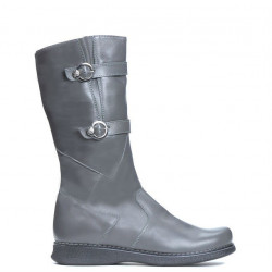 Women knee boots 292 gray