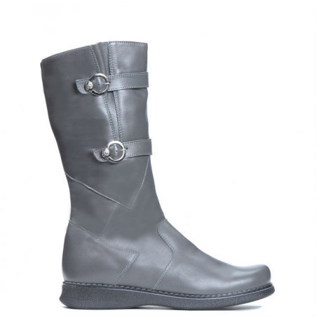 Women knee boots 292 gray