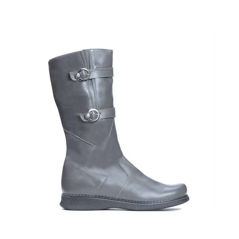 Women knee boots 292 gray
