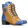 Women boots 3279 indigo+brown