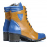 Women boots 3279 indigo+brown