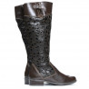 Women knee boots 233 cafe balon