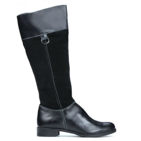 Women knee boots 3232 black combined