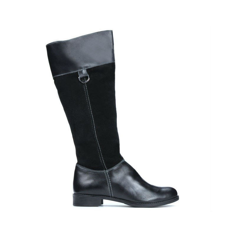 Women knee boots 3232 black combined