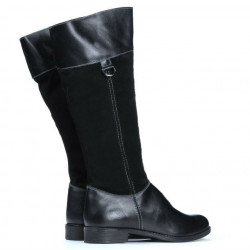 Women knee boots 3232 black combined