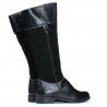 Women knee boots 3232 black combined
